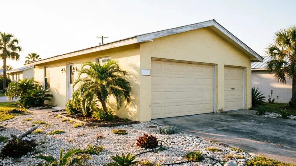 Residential garage door in Palm Beach