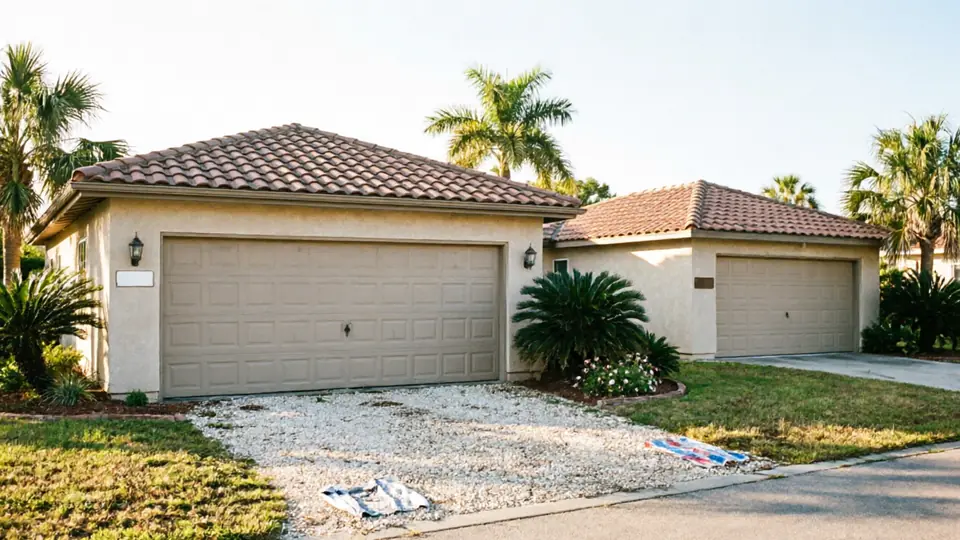 Residential garage door in Riviera Beach